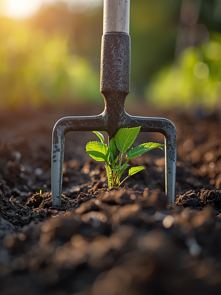 How to use a broadfork for soil aeration