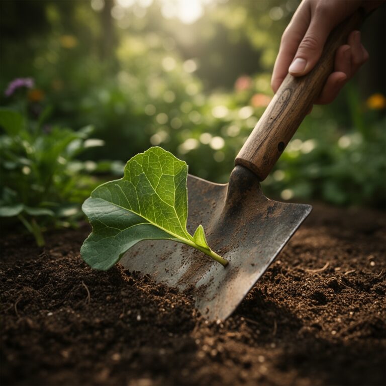 Preparing a drainage layer for indoor pots