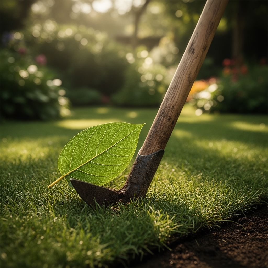 Preparing a lawn for new sod installation