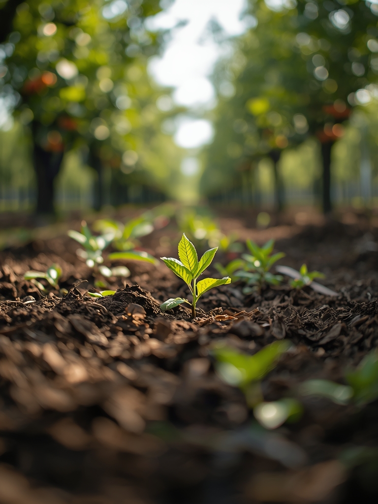 Preparing a site for a new fruit orchard