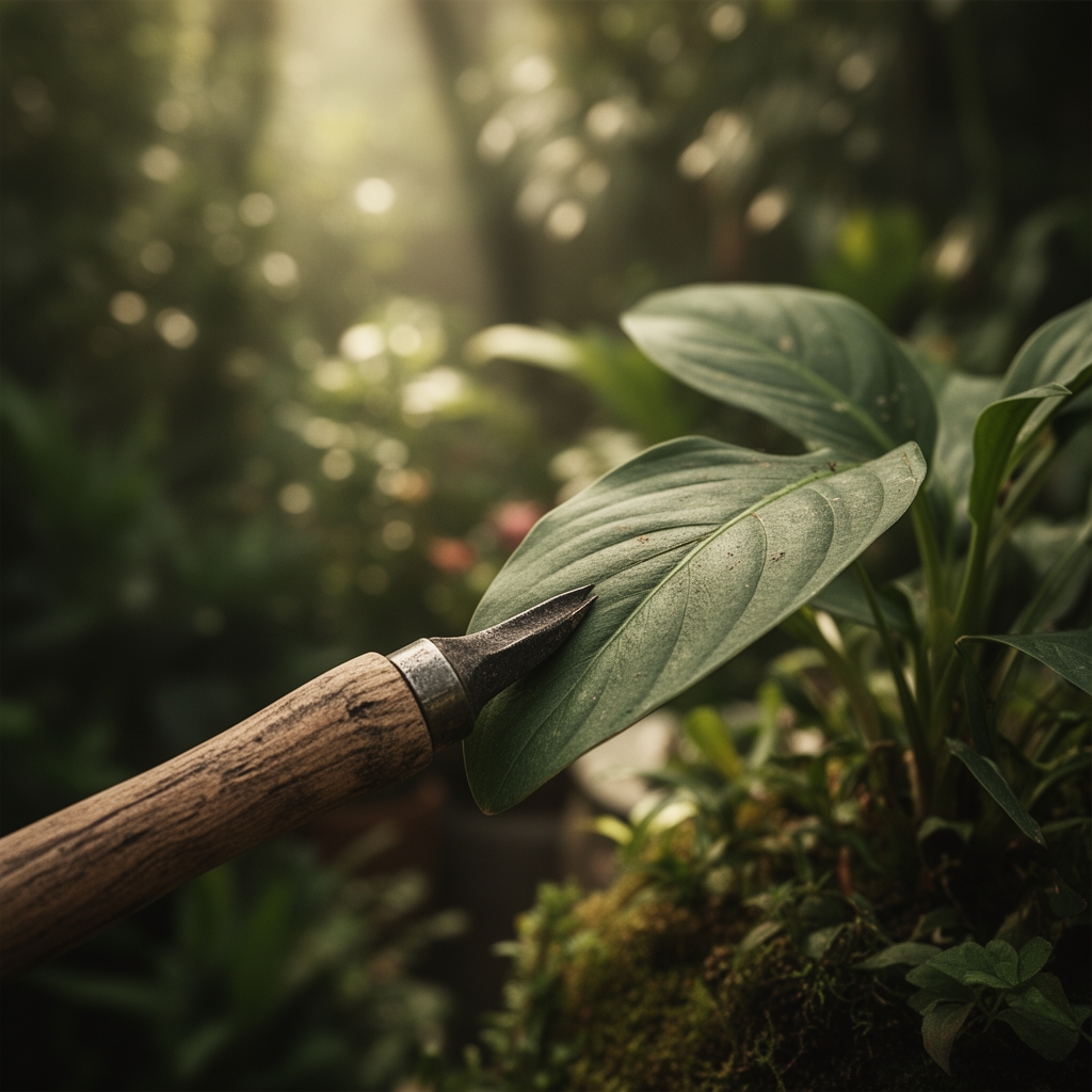 Preparing a terrarium for tropical plants