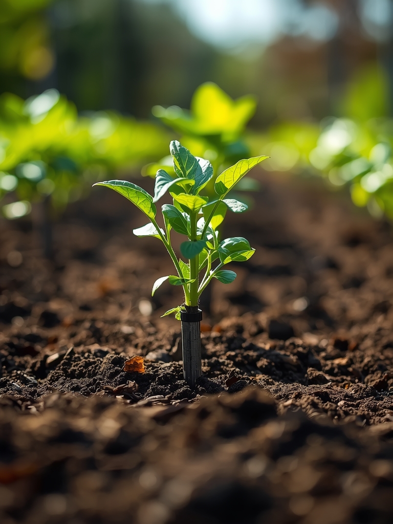 Steps to install a drip irrigation system for vegetables