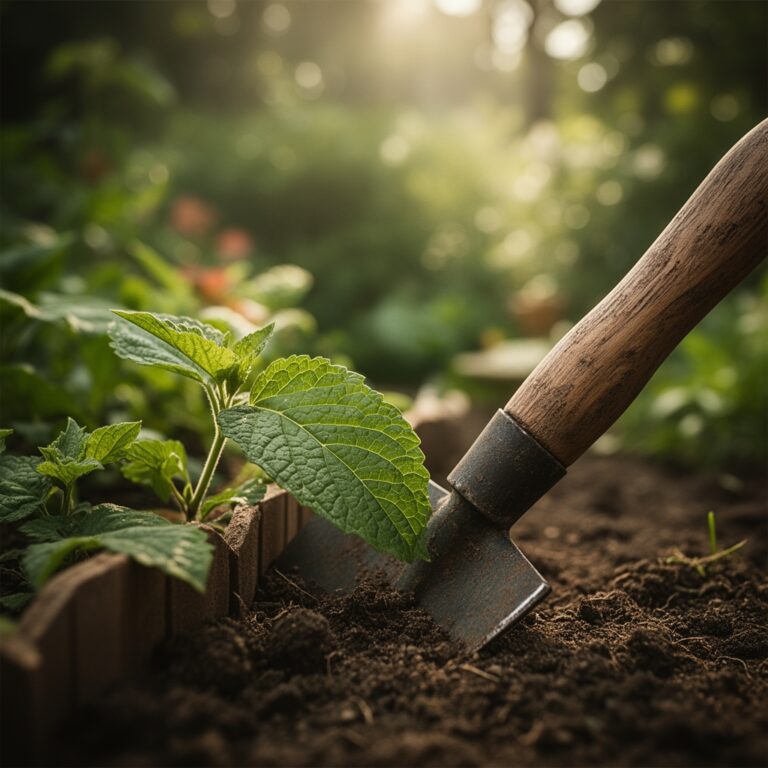 Steps to install decorative garden edging