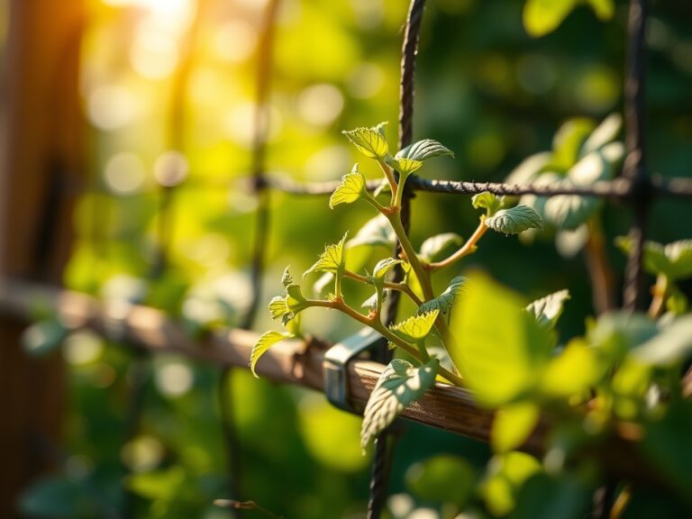 How to prepare a garden for a trellis