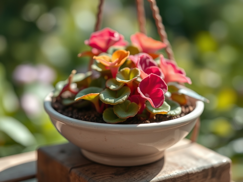 How to prepare a plant shelf for begonias