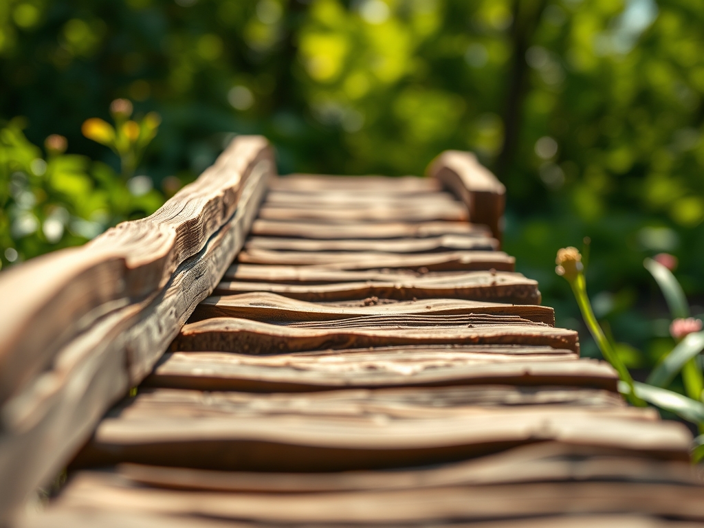 Steps for building a garden bridge