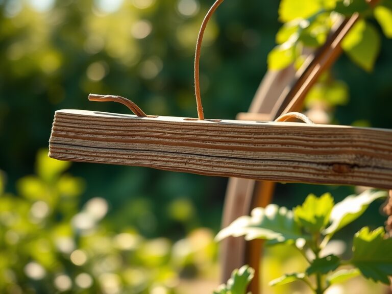 Steps for installing a vegetable garden arch