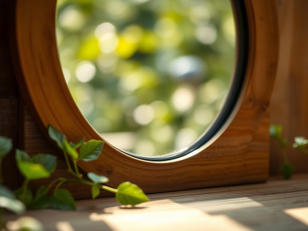 Steps for installing a vegetable garden mirror