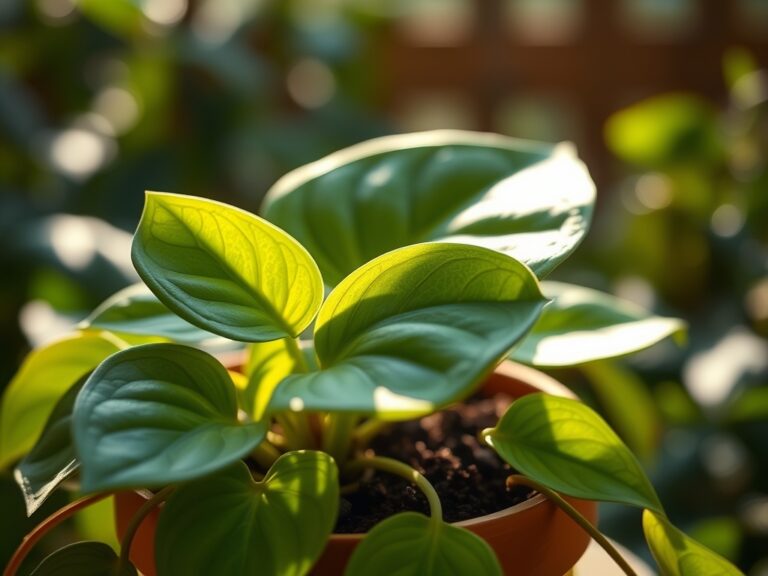 Steps for repotting a heartleaf philodendron