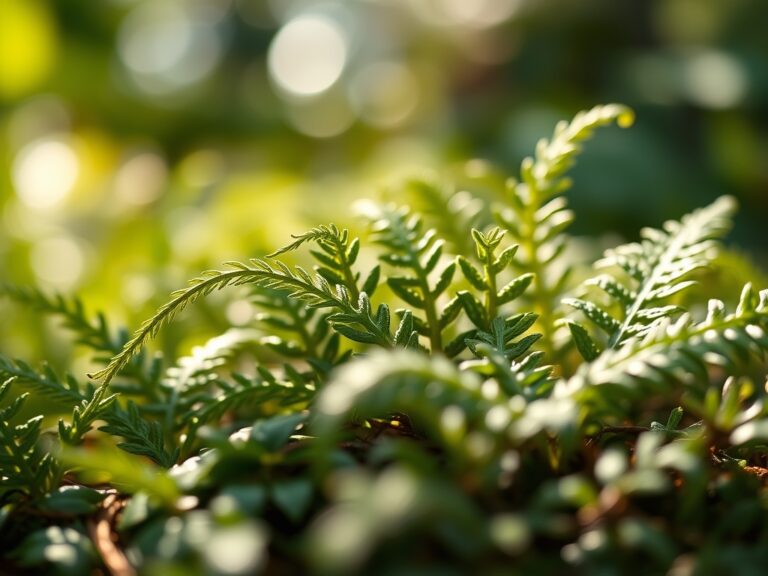 Using a specialized fern fertilizer