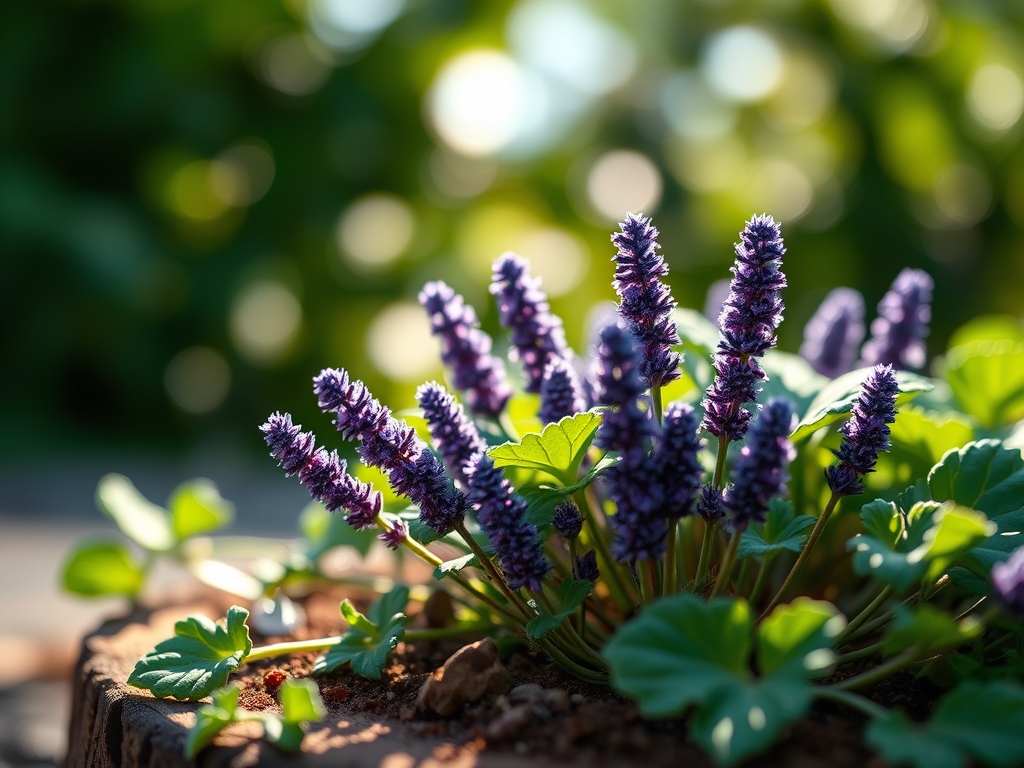 Using a specialized violet fertilizer